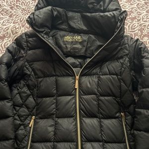 Black down jacket